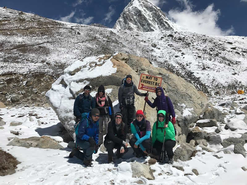 Everest Base Camp Group photo